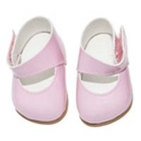 Asi dukketilbehør - Nelly sko i rosa, lyseblå og beige -  36 - 40 cm.